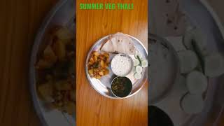 summer veg thali#food lover#summerspecial