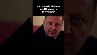 Zor durumda bir insan gördükten sonra Testo Taylan