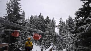 Grouse Mountain Zipline Run #2 HD