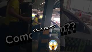 CARRO DA SMT FLAGRADO BUSCANDO 'PASSAGEIROS' EM SUPERMERCADO DE SANTARÉM