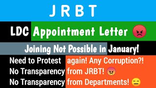 LDC Appointment Letter| No Transparency| JRBT? Tripura Govt.?