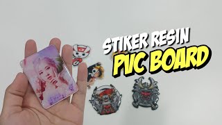 BARU!! Stiker Resin PVC BOARD