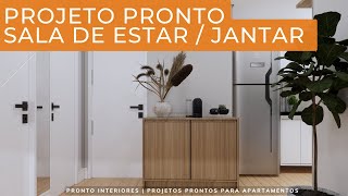 Tour pela Sala estar e jantar│Seul │122 AS