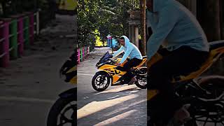 Suzuki gsxr yellow black combined best look in Chittagong #trending #shorts #youtubeshorts #whatsapp