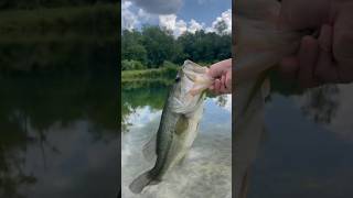 2 lbs. 9 oz. big bass almost doubled up with Carter ￼