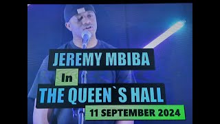 (Vol.31 No.03) = JEREMY MBIBA In THE QUEEN`S HALL = EDINBURGH (s/uk) = 11 SEPTEMBER 2024