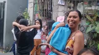 Walking tour in mini Slum area in Manila