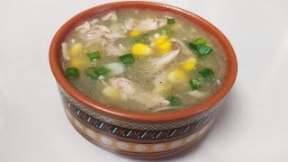 CHICKEN SWEET CORN SOUP | How to make Clear Chicken Soup Restaurant style at home