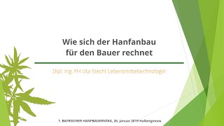 www.hanfbauerntag.de 7. Wie sich Hanf rechnet von Uta Stechl