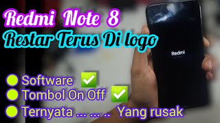 REDMI NOTE 8 Restar Terus TIDAK BISA MASUK MENU,CARA MENGATASI REDMI NOTE 8 STUK DI LOGO REDMI