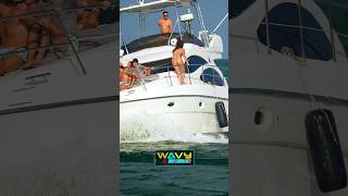 She takes a RISKY walk at Haulover! | Wavy Boats