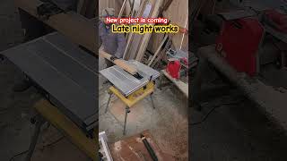 table saw works : new project is loading #howtodo #carpenter #satisfying