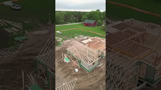 Trusses and gables going up! Week 3 Update!