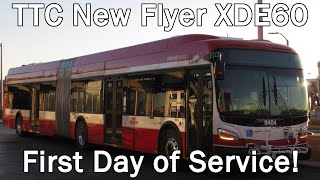 [Special] TTC New Flyer Xcelsior Articulated Hybrid "XDE60" #9404 (First Day of Service)