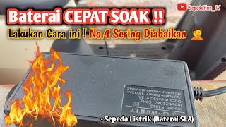 Cara Charger Sepeda Listrik yang BENAR, AWAS Salah !! #sepeda #sepeda listrik #uwinfly