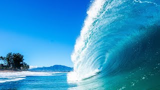 CHASING GLASSY crystal clear waves in HAWAII