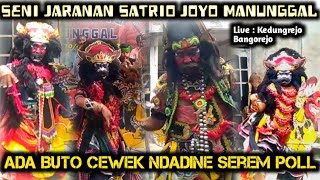 Buto Cewek Ndadine Serem Poll di Jaranan Satrio Joyo Manunggal Tampil Perdana live Kedungrejo