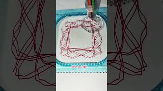 How many rotations did the pen make in total? ?? #Spirograph #satisfying #shorts