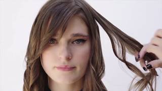 How To: Fringe Haircut and Undone, Wavy Hairstyle with Invisiblewear®