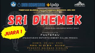 SRI DHEMEK | PANTERKU | JUARA 1 MILANGKORI FESTIVAL 2023