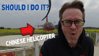 SHOULD I DO IT? CHINESE HELICOPTER?! #china #livinginchina #chongqing #sichuan #rapeseed #helicopter