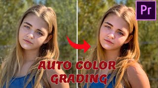 Auto Color Correction In Premiere Pro | How To Color Grading #colorcorrection