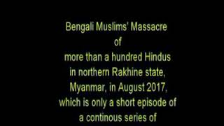 Bangali Muslim's Massacre in myanmar