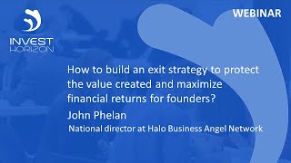 Webinar: How to build an exit strategy and maximize financial returns for founders?