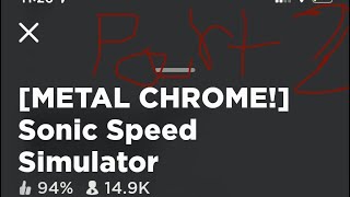 Sonic Speed Simulator Chrome update part 2. We finally talk!