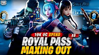 C7S20 A9 Royal Pass Maxing Out SPOOKY  ROYALE PASS 👻 PUBG MOBILE WITH FREE UPGRADE GUN AND MATERIALS