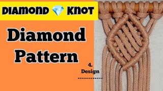 #EP8 Amazing Macrame Diamond Pattern, for your projects 🌹❤️