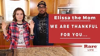 Tyson and Elissa are most thankful for you | Elissa the Mom