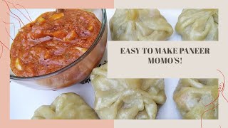 Veg Momos Recipe || Paneer Momos with Momos chutney || Sisters Squad