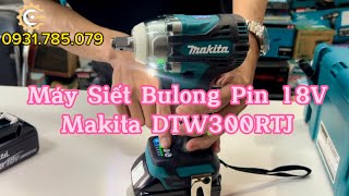 Máy Siết Bulong Pin 18V Makita DTW300RTJ| 18V Cordless Impact Wrench| Công Cụ Máy Móc