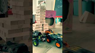 Jenga Blocks Demolition Fail #jenga #monstertruck #monsterjam #lego