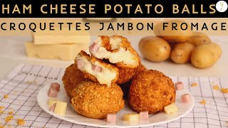 Kак приготовить крокеты с ветчиной сыром / быстрый и легкий рецепт/ham potato cheese balls recipe