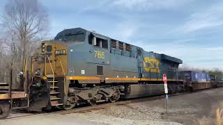 Csx I031 with the Happy Engineer in Woodford Va