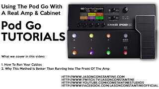 PodGo: Using the FX Return and Real Cab on a real amp.