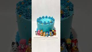 Bluey themed cake 💙 #shorts #shortvideo #youtubeshorts #viralvideo #ytshorts #shortsviral #cake