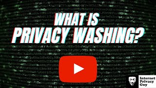 Privacy Washing - How Companies Like Google and Facebook Avoid Privacy Regulation [2020]