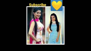 #Sapna Chaudhary Vs Renuka Pawar in Same Looks ..Choose Who is your Fav. here ?/Kabooter # Shorts