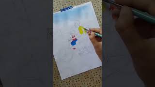 drawing of childhood memories😍#shorts #youtubeshorts #childhoodmemories ❤😍🤩