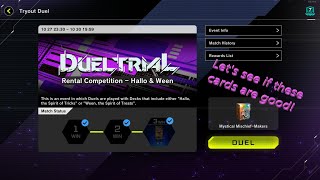 Duel Trial Rental Competition Hallo and Ween