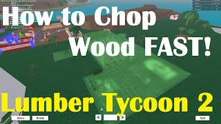 [Roblox] How to Chop wood FAST! Lumber Tycoon 2 Update