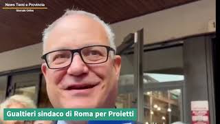 Gualtieri sindaco di Roma per Proietti