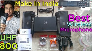 MX UHF 800 Wireless Microphone Bengali | Unboxing | Review | Live Testing