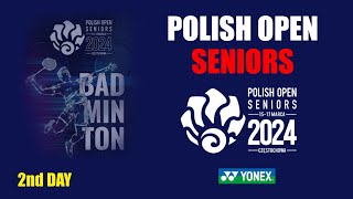 II POLISH OPEN SENIORS 2024 - Polski Badminton - KORT 2 - Day 2