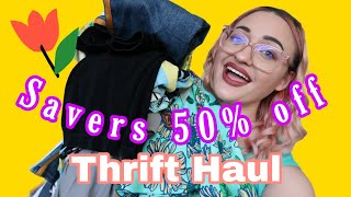 Savers 50% off Thrift Haul to Resell on Poshmark | Oscar De La Renta, Levis, and more