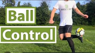 How to control soccer balls in the air and on the ground #airconditioning #training  #trending