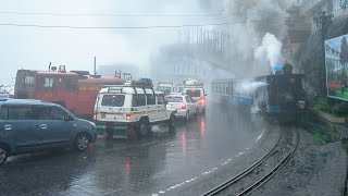 Darjeeling Toy Train with Steam Engine - Ghoom Monastery - Darjeeling Himalayan Railway